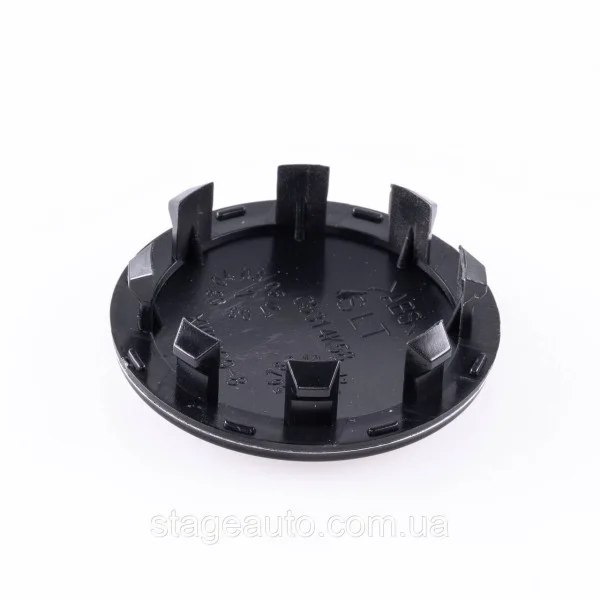 Caps plugs for alloy wheels KIA (KIA) 58 mm Logo Chrome Black C5314K58