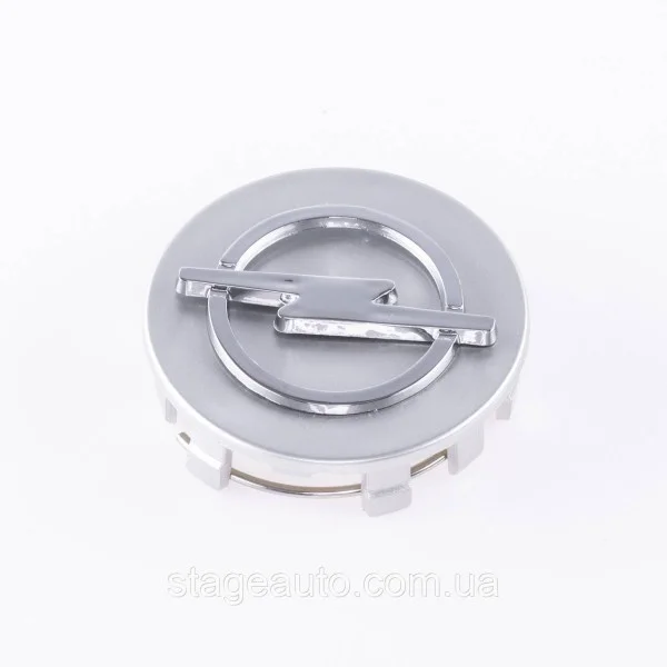 Caps plugs for alloy wheels OPEL Opel, 58 mm Silver 90374336