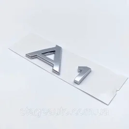 A1 Audi Chrome Emblem Sticker for Trunk Lid