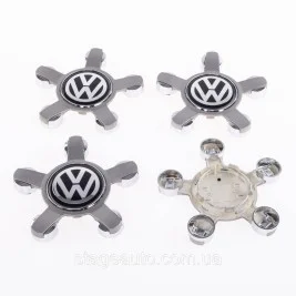 Caps for alloy wheels with Volkswagen logo for Audi wheels, 8R0601165