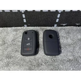 Silicone case for Skoda VAG VW key (silicone case for Skoda key) 3 buttons Black