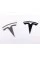 Эмблема TESLA  80х77 мм значок, наклейка, логотип на капот крышки багажника Тесла черный