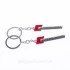 Supercharged Keychain for Audi Car Keys Audi Chrome Red Metal
