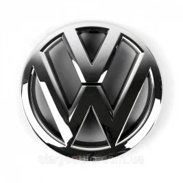 Front Volkswagen emblem 130 mm VW JETTA 6 (2010-2014) - Chrome 5C6853601