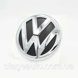 Rear emblem Volkswagen 130 mm VW T5, T6, Caddy - Chrome 7H0 853 630 B
