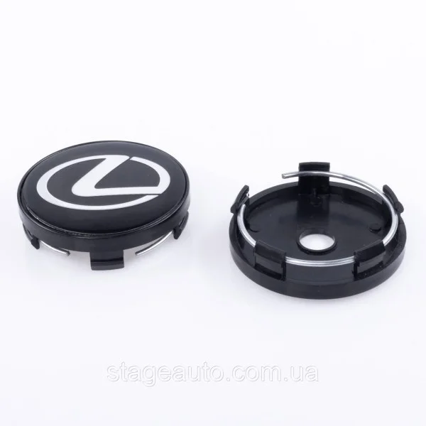 Caps plugs for alloy wheels Lexus Lexus 60 mm Black