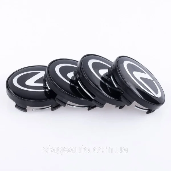 Caps plugs for alloy wheels Lexus Lexus 60 mm Black