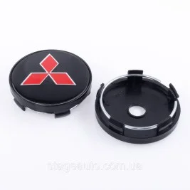 Caps plugs for alloy wheels Mitsubishi Mitsubishi 60 mm black