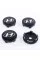 Caps plugs for alloy wheels Hyundai 60 mm Black
