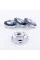 Caps plugs for alloy wheels BMW 60 mm white blue