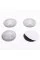 Stickers for caps plugs in disks Peugeot Peugeot 56 mm Gray 4 pcs