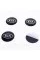Stickers for caps plugs in disks KIA KIYA 56 mm Black 4 pcs