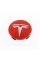 Ковпачки заглушки в литі диски TESLA Тесла 58 мм Червоні 6005879-00-A, TLB0011 комплект