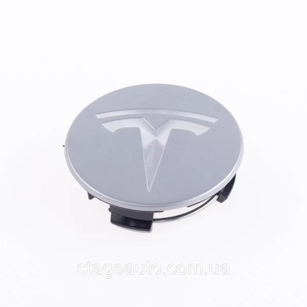 Колпачки заглушки в литые диски TESLA Тесла 58 мм Серебристые 6005879-00-A, TLB0011 комплект