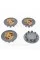 Caps plugs for alloy wheels PORSCHE Porsche 76 mm Gray 5601149