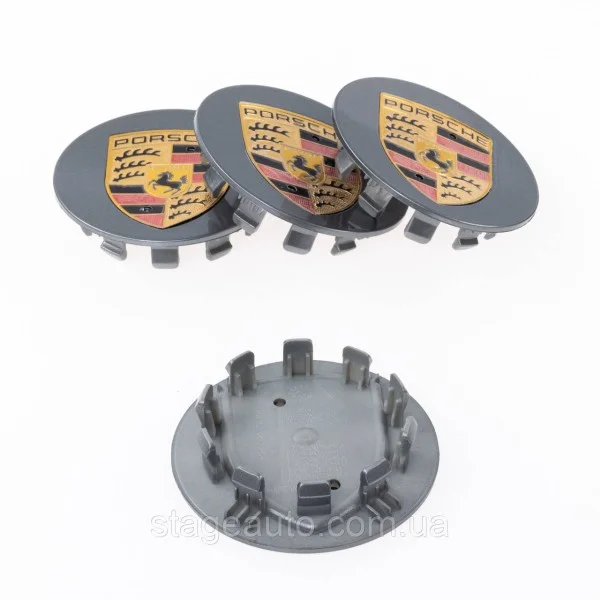 Caps plugs for alloy wheels PORSCHE Porsche 76 mm Gray 5601149