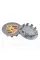 Caps plugs for alloy wheels PORSCHE Porsche 76 mm Gray 5601149