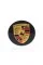 Caps plugs for alloy wheels PORSCHE Porsche 65 mm Black