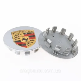 Caps plugs for alloy wheels PORSCHE Porsche 76 mm Silver 5601149