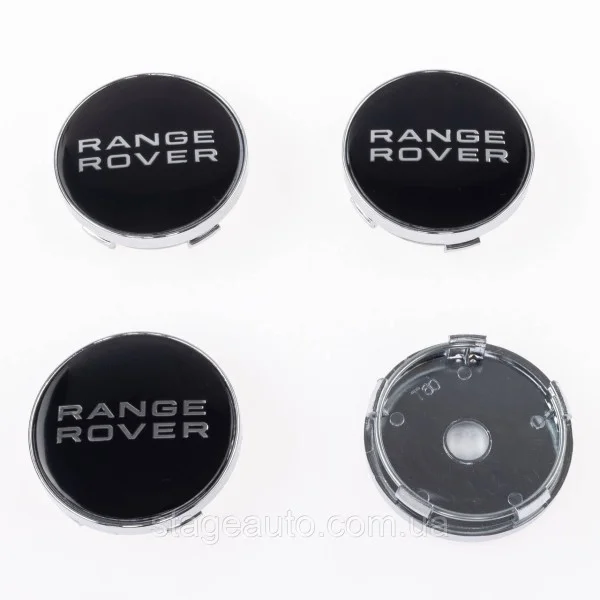 Caps plugs for alloy wheels Range Rover Range Rover 60 mm Black