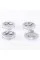 Caps plugs for alloy wheels HYUNDAI Hyundai 61 mm silver