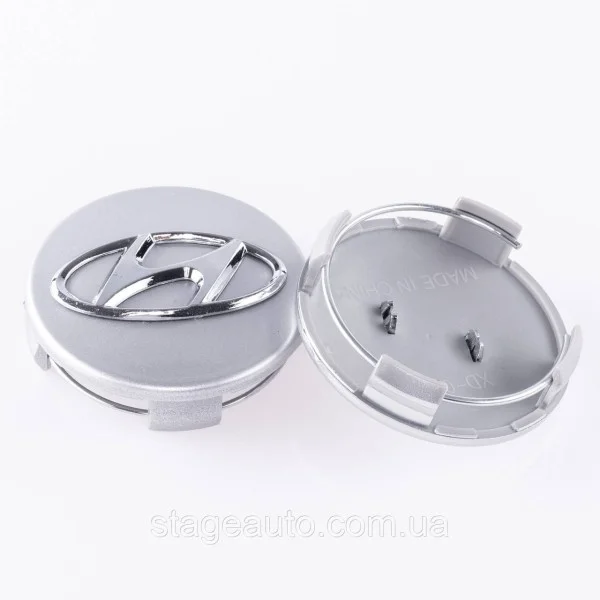 Caps plugs for alloy wheels HYUNDAI Hyundai 61 mm silver