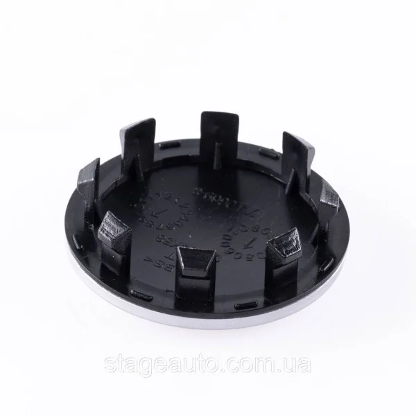 Caps plugs for alloy wheels KIA (KIA) 58 mm Logo Oval Silver 52960-2F000