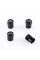 Protective caps for valve stems Nissan Nissan 4 pcs Black