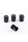 Protective caps for valve stems Nissan Nissan 4 pcs Black