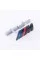 Металлическая эмблема на решетку радиатора M Power BMW БМВ Черная 8.3 x 3.2 cm