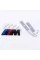 Металлическая эмблема на решетку радиатора M Power BMW БМВ Черная 8.3 x 3.2 cm