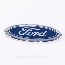 Эмблема значок решетки радиатора, багажника Ford Форд 115 х 45 мм Синяя