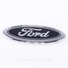 Эмблема значок решетки радиатора, багажника Ford Форд 115 х 45 мм Черная