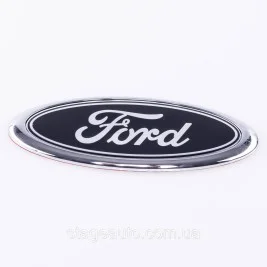 Эмблема значок решетки радиатора, багажника Ford Форд 150 х 58 мм Черная