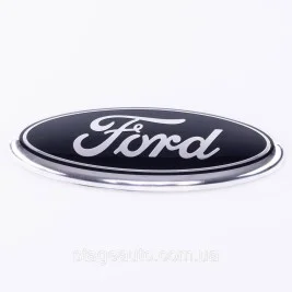 Эмблема значок решетки радиатора, багажника Ford Форд 175 х 70 мм Черная