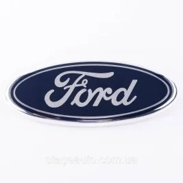 Эмблема значок решетки радиатора, багажника Ford Форд 227 х 90 мм Синяя