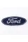 Emblem badge radiator grille, trunk Ford Ford 227 x 90 mm Blue