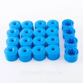 Ковпачки для болтів VAG 17mm 1K0601173A Сині
