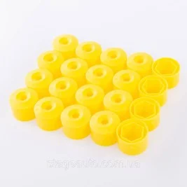Ковпачки для болтів VAG 17mm 1K0601173A Жовті