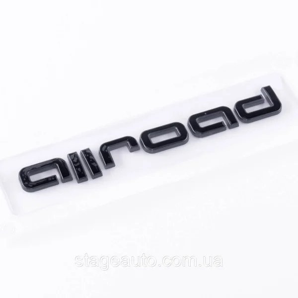 Badge emblem on the trunk allroad for Audi, allroad for Audi black