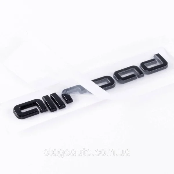 Badge emblem on the trunk allroad for Audi, allroad for Audi black