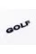Эмблема наклейка на крышку багажника GOLF Volkswagen ГОЛЬФ 12,2 x 2,3 см Черный