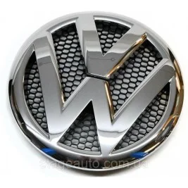 Front emblem Volkswagen 170 mm in the grille VW T5, Crafter Chrome 7E0 853 601